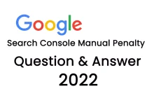 Google Search Console Manual Penalty